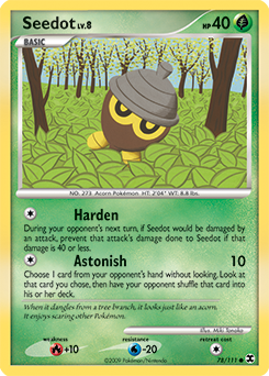 Seedot 78/111 Pokémon card from Rising Rivals for sale at best price