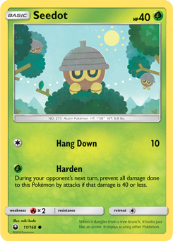 Seedot 11/168 Pokémon card from Celestial Storm for sale at best price