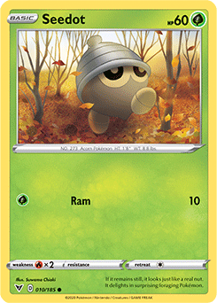 Seedot 010/185 Pokémon card from Vivid Voltage for sale at best price