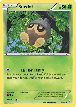 Seedot 5/106 Pokémon card from Flashfire for sale at best price