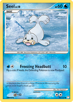 Seel 97/123 Pokémon card from Mysterious Treasures for sale at best price