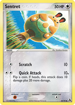 Sentret 62/92 Pokémon card from Ex Legend Maker for sale at best price
