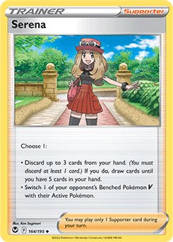 Serena 164/195 Pokémon card from Silver Tempest for sale at best price