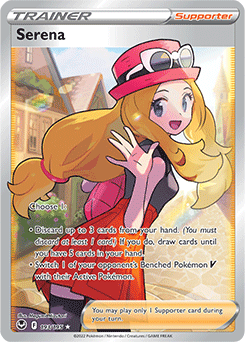 Serena 193/195 Pokémon card from Silver Tempest for sale at best price