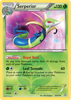 Serperior 125/124 Pokémon card from Dragons Exalted for sale at best price