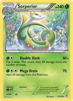 Serperior 13/149 Pokémon card from Boundaries Crossed for sale at best price