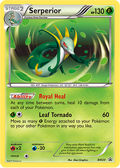 Serperior BW20 Pokémon card from Back & White Promos for sale at best price