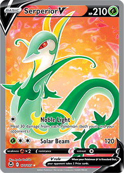 Serperior V 170/195 Pokémon card from Silver Tempest for sale at best price