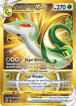 Serperior VSTAR 210/195 Pokémon card from Silver Tempest for sale at best price
