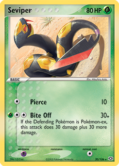 Seviper 20/106 Pokémon card from Ex Emerald for sale at best price