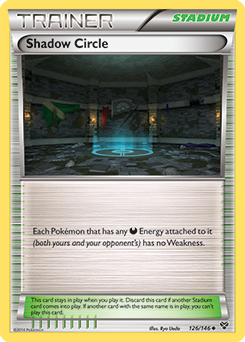Shadow Circle 126/146 Pokémon card from X&Y for sale at best price