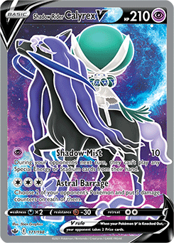 Shadow Rider Calyrex V 171/198 Pokémon card from Chilling Reign for sale at best price