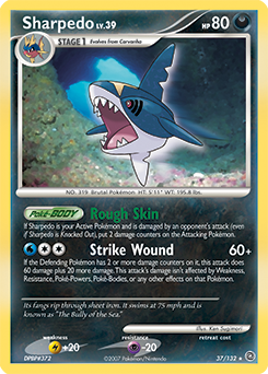Sharpedo 37/132 Pokémon card from Secret Wonders for sale at best price