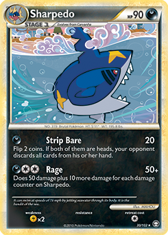 Sharpedo 30/102 Pokémon card from Triumphant for sale at best price