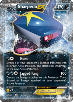 Sharpedo EX 91/160 Pokémon card from Primal Clash for sale at best price