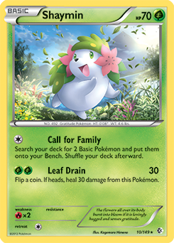 Shaymin 10/149 Pokémon card from Boundaries Crossed for sale at best price