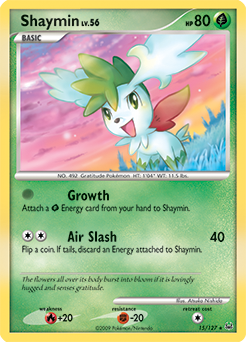 Shaymin 15/127 Pokémon card from Platinuim for sale at best price