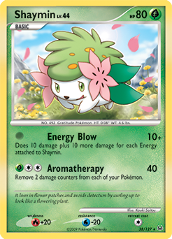 Shaymin 38/127 Pokémon card from Platinuim for sale at best price