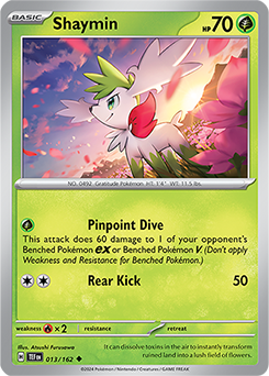 Shaymin 13/162 Pokémon card from Temporal Forces for sale at best price