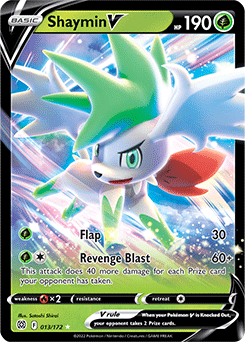 Shaymin V 013/172 Pokémon card from Brilliant Stars for sale at best price