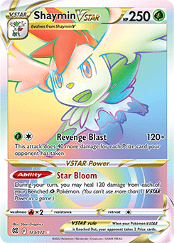Shaymin VSTAR 173/172 Pokémon card from Brilliant Stars for sale at best price