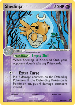 Shedinja 14/107 Pokémon card from Ex Deoxys for sale at best price
