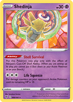 Shedinja 066/185 Pokémon card from Vivid Voltage for sale at best price
