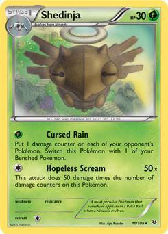 Shedinja 11/108 Pokémon card from Roaring Skies for sale at best price