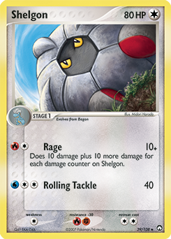 Shelgon 39/108 Pokémon card from Ex Power Keepers for sale at best price