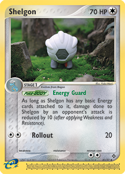 Shelgon 41/97 Pokémon card from Ex Dragon for sale at best price