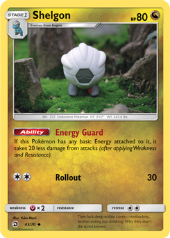 Shelgon 43/70 Pokémon card from Dragon Majesty for sale at best price