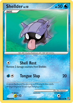 Shellder 105/132 Pokémon card from Secret Wonders for sale at best price