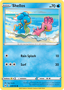 Shellos 039/196 Pokémon card from Lost Origin for sale at best price