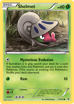 Shelmet 11/101 Pokémon card from Noble Victories for sale at best price