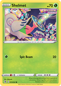 Shelmet 13/264 Pokémon card from Fusion Strike for sale at best price
