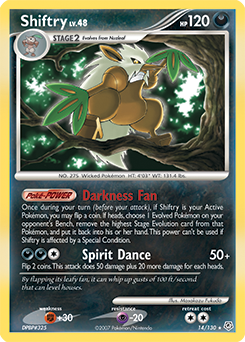 Shiftry 14/130 Pokémon card from Diamond & Pearl for sale at best price