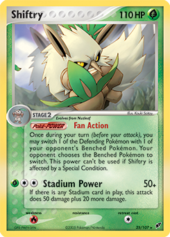 Carte Pokémon Rare Tengalice 25/107 de la série Ex Deoxys