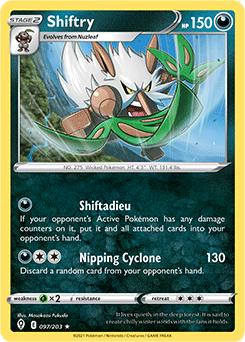 Shiftry 97/203 Pokémon card from Evolving Skies for sale at best price