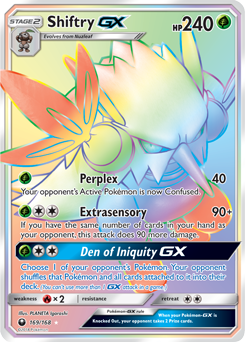 Shiftry GX 169/168 Pokémon card from Celestial Storm for sale at best price