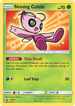 Shining Celebi SM79 Pokémon card from Sun and Moon Promos for sale at best price