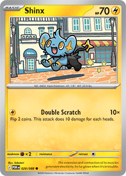 Shinx 26/88 Pokémon card from Perfect Order for sale at best price