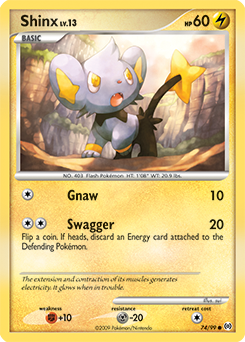 Carte Pokémon Shinx 74/99 de la série Arceus en vente au meilleur prix