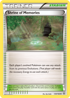 Shrine of Memories 139/160 Pokémon card from Primal Clash for sale at best price
