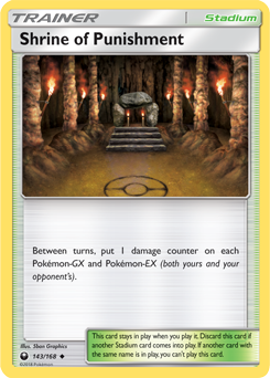 Shrine of Punishment 143/168 Pokémon card from Celestial Storm for sale at best price