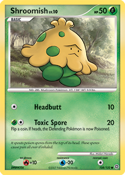 Shroomish 108/132 Pokémon card from Secret Wonders for sale at best price