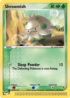 Shroomish 69/109 Pokémon card from Ex Ruby & Sapphire for sale at best price