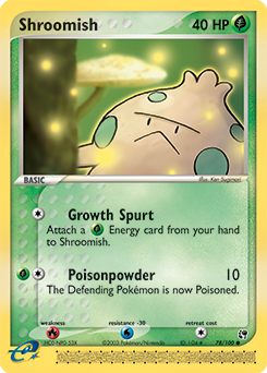 Shroomish 78/100 Pokémon card from Ex Sandstorm for sale at best price