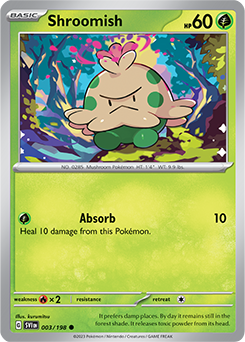 Shroomish 003/198 Pokémon card from Scarlet & Violet for sale at best price