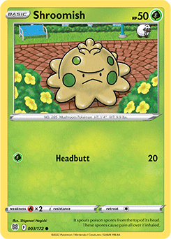 Shroomish 003/172 Pokémon card from Brilliant Stars for sale at best price