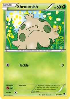 Shroomish 6/111 Pokémon card from Furious Fists for sale at best price